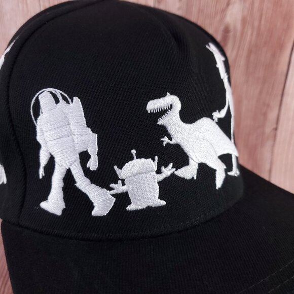 Rare Disney Pixar Toy Story Snapback Hat Unisex One Size Adjustable Black - Picture 8 of 16